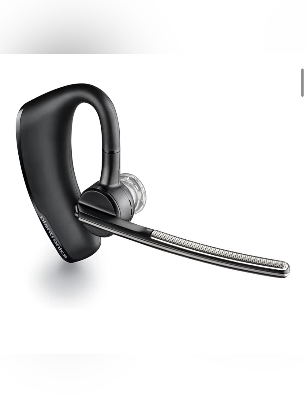 POL Black Mono Bluetooth Headset with Boom Mic
